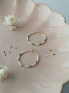 Boucles d'oreilles Créoles Picasso Petites - Perles Miyuki - Bijoux Montréal - Lou_Inspirations