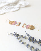 Boucles d’oreilles bohème délicat fait main Québec Lou inspirations