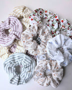Scrunchies en coton fluffy et résistants de Lou Inspirations