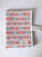 Book sleeve | Soft cotton fabric | Floral pattern