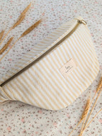 Sac banane - Rayé Jaune - Accessoire mode - Lou Inspirations