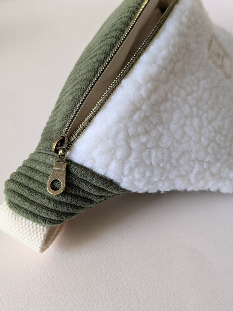 Sac_banane_Sherpa_Vert_kaki_Zoom-Lou_inspirations