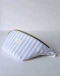 Fanny pack beige rayé crème fait main à Montréal