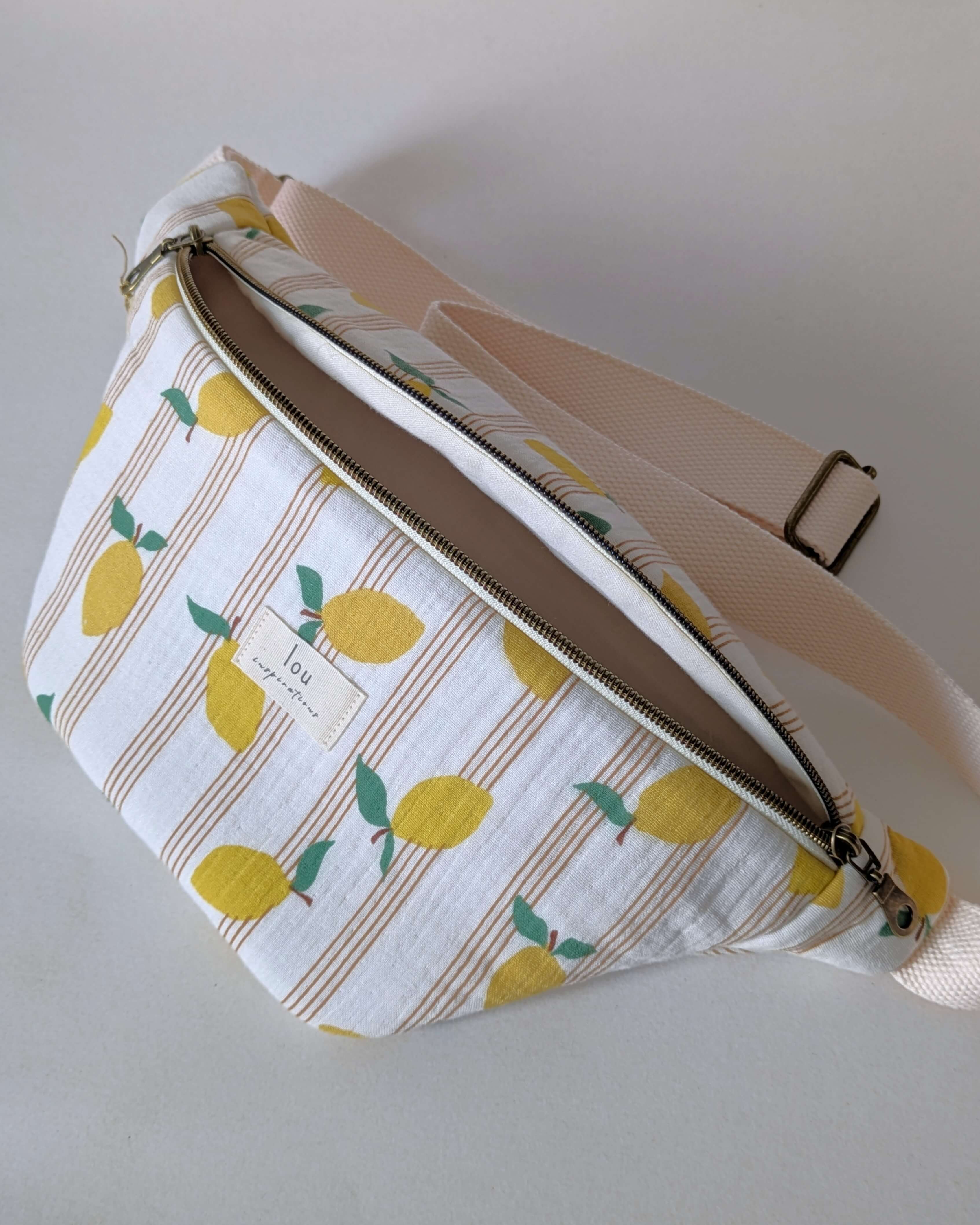 Sac banane Citron | Artisanal & ajustable