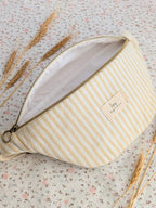Sac banane ouvert - Rayé Jaune - Accessoire mode - Lou Inspirations