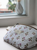 Sac banane | Motif Floréa | Sacoche artisanale faite au Québec