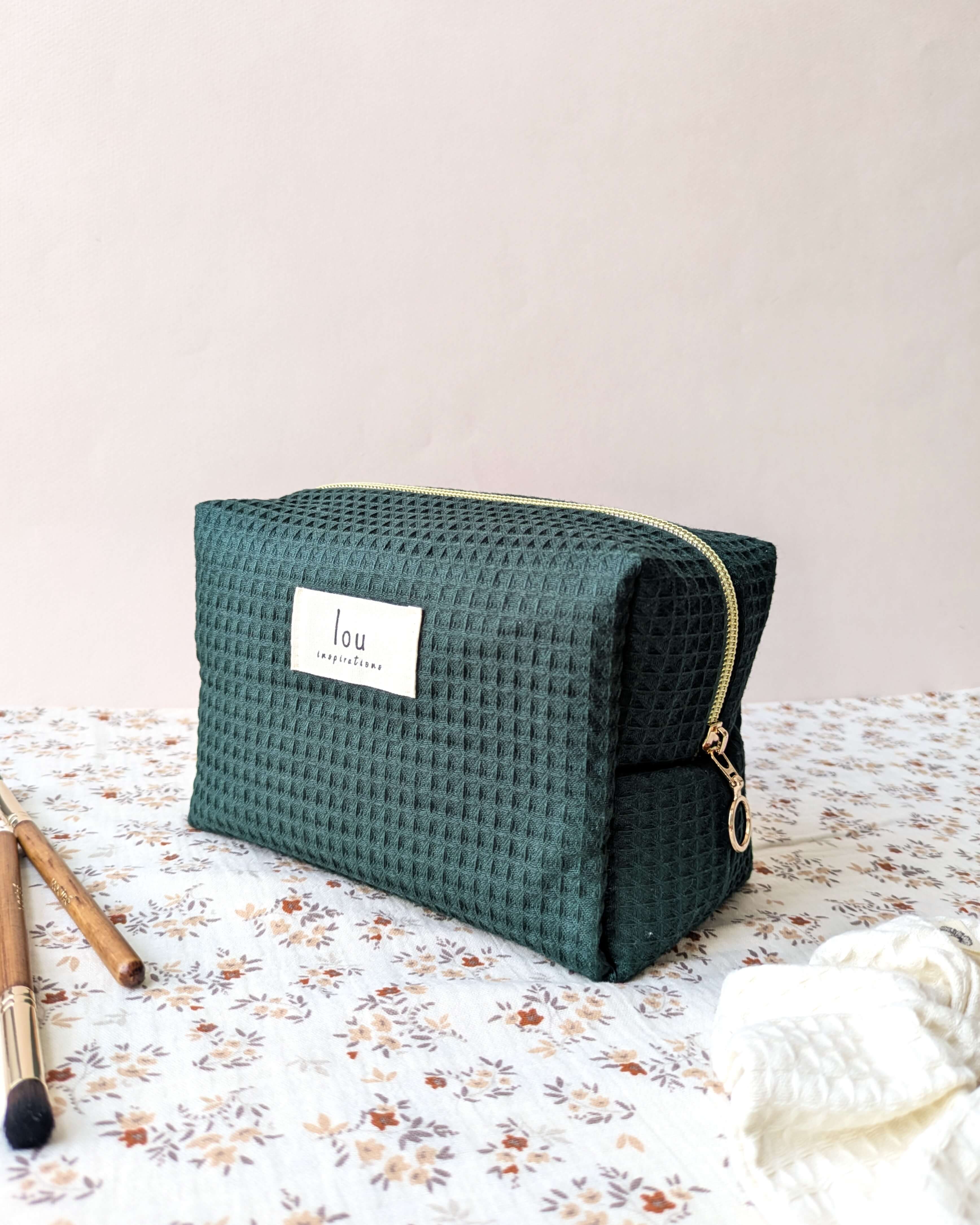 Pochette | Coton gaufré | Artisanale et élégante