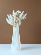 Vase pour fleurs séchées - impression 3D - design Origami et sculpté  - Modèle Horo Transparent - Lou Inspirations