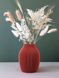 Vase pour fleurs séchées - impression 3D - design bohème et organique - Modèle Olli Terra Cotta - Lou Inspirations